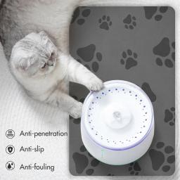 Tapete de alimentação antiderrapante para animais de estimação, Almofada antiderrapante, Gato absorvente para comida e água, Bowl Place, Quickdry Acessórios Suprimentos - Image 4