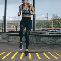 Equipamento De Escada De Agilidade Correias De Nylon Para Treinamento De Velocidade E Esportes, Treinamento De Futebol De Flexibilidade, Escada De Energia - Image 3