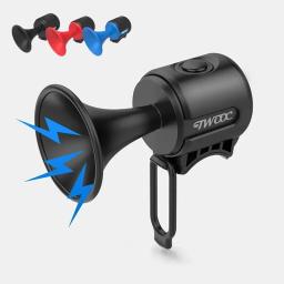 Bell elétrico de bicicleta de alto decibel, Buzina de bicicleta portátil, Construído em bateria, Buzina de aviso de ciclismo - Image 1