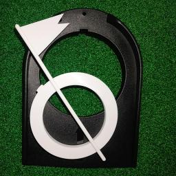 Novo mini placa de colocação de golfe com buraco bandeira interior ao ar livre portátil golfe colocando ajuda treinamento prática casa quintal ferramenta golfe - Image 6