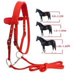 Cavalo Halter com Nylon Halters Macio Ajustável Inverno Garganta Snap Competição Velo Sports Hore Equitação Equipamento - Image 3