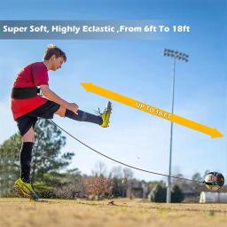 Único Soccer Training Trainer, Futebol Kick and Throw, Training Aid, Controle de Bola, Ajustável, Criança, Adulto Cinto Auxiliar - Image 5