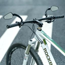 ROCKBROS Espelho de Bicicleta Guiador Retrovisor Ajustável Espelhos retrovisores refletores de visão ampla para ciclismo acessórios para bicicletas - Image 2