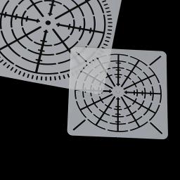 Reutilizável Mylar Mandala Dotting Pintura Stencils, Ferramentas para Artesanato, Móveis, Madeira, Lona, Rochas, Tecido, Wall Art, DIY, 12Pcs - Image 3