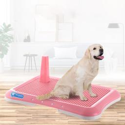 Higiênico portátil do treinamento do cão, penico interior, cães pequenos, gatos, suporte da almofada do filhote de cachorro, bandeja limpa fácil - Image 1