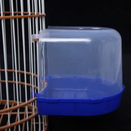Cubo de Banho Pássaro Pendurado para Papagaios, Banheira para Chuveiro, Acessório para Gaiola, Little Bird Canary, Calopsita Periquito - Image 3