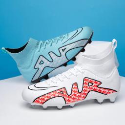 Botas de futebol de alta qualidade fg/tf crianças sapatos de futebol jogo grama sapatos de treinamento crianças anti-deslizamento respirável chuteiras de futebol 2024 novo - Image 2