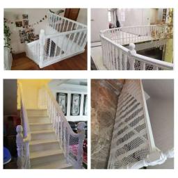 Malha De Nylon Branca Reforçada Para Decoração De Jardim, Varanda Rede De Segurança, Decoração De Casa, Decoração Do Casamento - Image 5