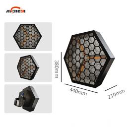 Luzes retrô hexagonais de led podem ser emendadas, efeitos de luz de matriz, luzes de fundo, luzes de palco, bar, luzes de corrida, luzes estroboscópicas - Image 3