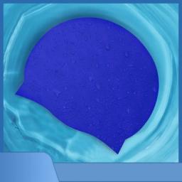Toucas de natação com logotipo personalizado, durável, à prova d'água, boa elástica, silicone, touca de piscina para adultos - Image 5