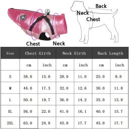 Casaco impermeável com arnês para cães pequenos e médios, roupas quentes para cães, pet coat chihuahua, traje de buldogue francês, inverno - Image 6