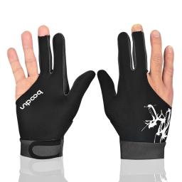 Luvas de bilhar com adesivos de elasticidade, mão esquerda, snooker de três dedos, antiderrapante, treinamento de sucinta, acessórios, 1pc - Image 6