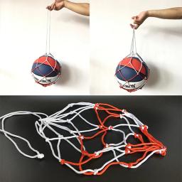 1 pcs Esportes Ao Ar Livre Redes De Futebol Futebol Net 10 Bolas Levar Fio Redes de Vôlei Basquete Bola de Rugby Portátil Rede do Gol saco - Image 4