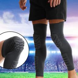 Equipamento De Futebol De Proteção De Manga De Shin Resistente Ao Impacto, Joelheira Esportiva, Guarda De Shin, Alta Elástica, Respirável, 1Pc - Image 1