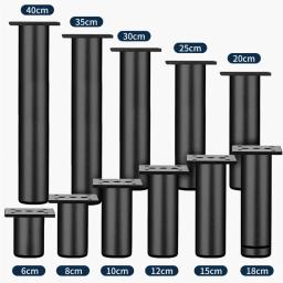 Ajustável espessado alumínio liga pés, Metal Móveis pernas, TV Cabinet Support, cama, pé sofá com parafusos, 6-40cm, 1Pc - Image 1