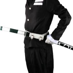 Demônio Slayer Katana com Porta-Espada e Cinto, Espada Samurai Japonesa, Armas de RPG, Azul, 104cm, 1: 1 - Image 4