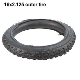 1 pçs/2 pçs 16 Polegada roda pneu 16x1.75 16x2.4 pneu exterior tubo interno pneu para crianças bicicletas pneus de reposição tubos de substituição - Image 4