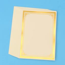 30 PCS Certificado de folha de ouro em branco comum Diploma Diploma de papel para impressão de prêmio A4 - Image 6