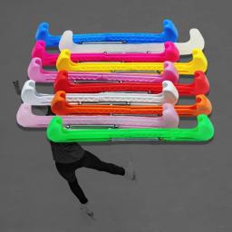 1 par ajustável skate para hóquei figuras patinação no gelo lâmina capa protetor lâmina skate guardas no - Image 2