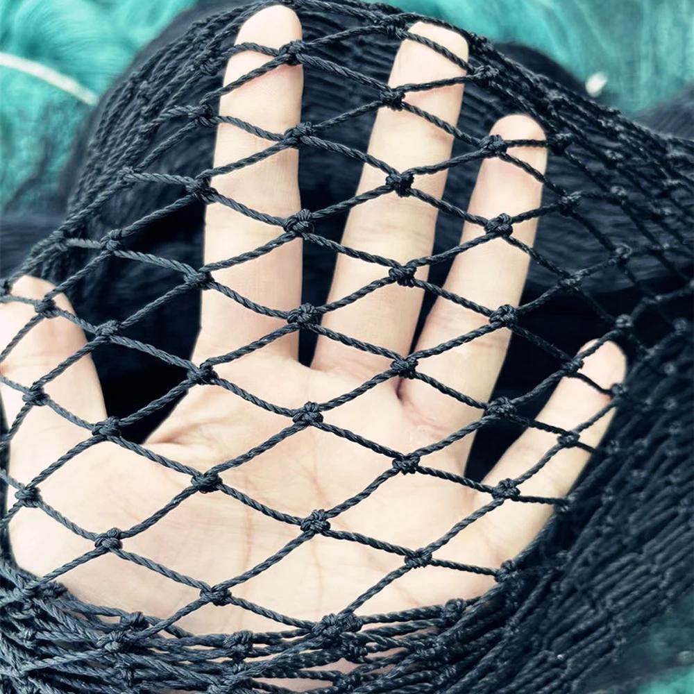 Rede de pássaro preto-redes de jardim resistentes varanda rede de aves cerca de jardim e culturas de proteção malha anti pássaro veado gato cão - Image 1