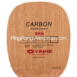 Original yinhe 988 lâmina de tênis de mesa de carbono ataque rápido japonês penhold js lidar com raquete ping pong bat paddle - Image 3