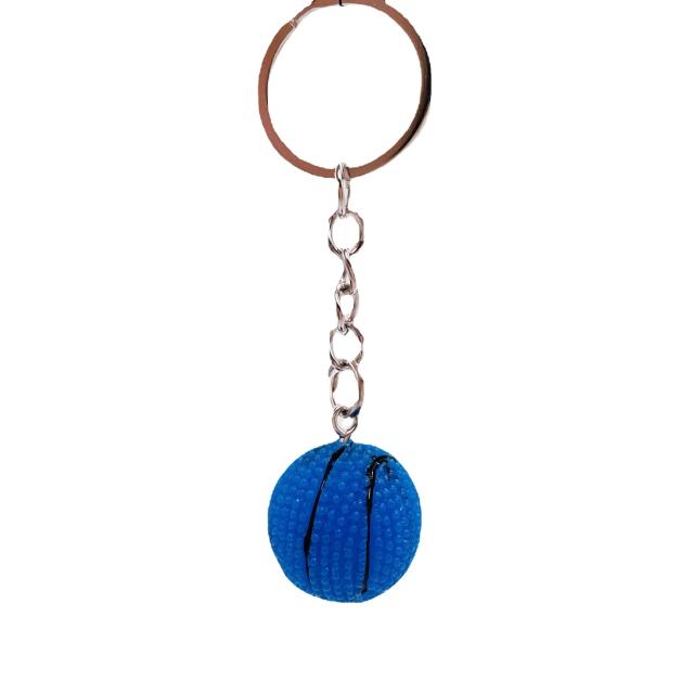 Simulado de Chaveiro em Resina de Basquete - Acessório Decorativo Criativo e Presente Ideal