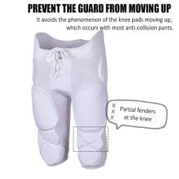 Calça Anti-Colisão com Almofadas, Basebol Integrado, Protetor de Segurança, Quadril e Coxa, Crianças, Jovens, Adultos, Jovens - Image 2
