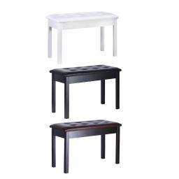 Banco de teclado acolchoado para piano eletrônico, resistente com pernas de madeira, banqueta de piano, cadeira para palco, guzheng - Image 1