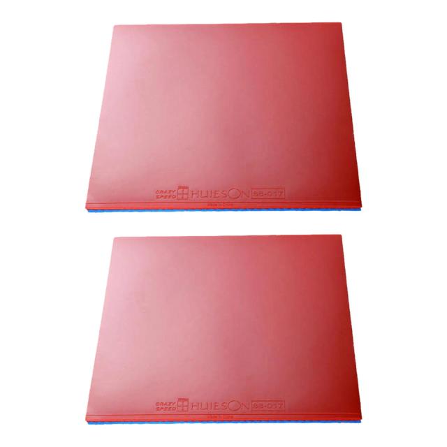 Raquete de Tênis de Mesa Profissional com Borracha Elástica - Conjunto com 2 Peças para Pingue-Pongue