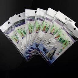 DNDYUJU-Conjunto de isca de pesca macia, isca de camarão luminosa, falsas iscas sem verme, brilham no escuro, 5 sacos - Image 1