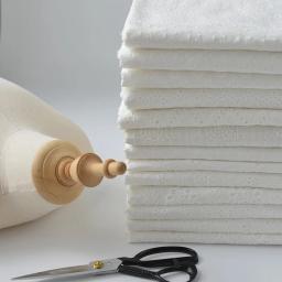 Tecido de renda de algodão branco feminino, fazendo saias, tecido vestido de casamento, DIY, pano oco, verão, 130x50cm - Image 5