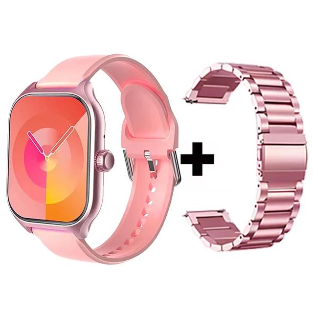 Smartwatch Bluetooth Chamada 2.01" HD Display Fitness Tracker