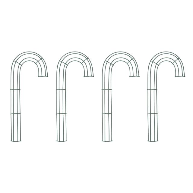 Guirlanda de Ferro para Decoração Natalina - Kit com 4 Peças para DIY em sua Casa