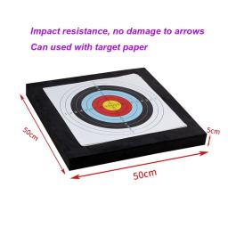 Alvo de tiro com arco para adultos de quintal, alvo de arco de remoção de flecha fácil, alvo de arco e flecha durável para jovens, prática de tiro ao ar livre - Image 2