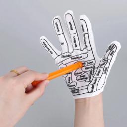 Luvas acupressão, reflexologia, mão, ferramenta acupressão para massagem mão, luvas reutilizáveis ​​para - Image 4