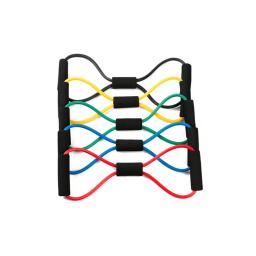 Faixas de resistência para ioga, faixa elástica, extrator de exercício esportivo, expansor de peito em forma de 8 para construção corporal, academia em casa, equipamentos fitness - Image 5