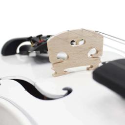 IRIN-violino branco madeira maciça conjunto com estojo de pano e arco, instrumento de cordas profissional, violino para a prática, V-10, 4, 4, 5 - Image 6