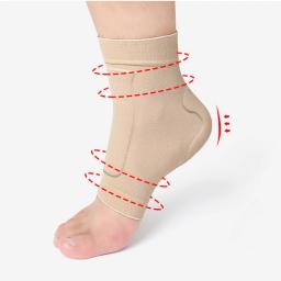 Patinação no gelo meias de proteção acolchoadas mangas malleolar frente pé shin aquiles tendão calcanhar meias gel almofadas 1 par - Image 6