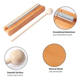 Carrilhão de vento para meditação e meditação, 1 parte, original garantido, musicalmente sintonizado vento, zenergy, carrilhão de mão para sala de aula, meditação, meditação - Image 4