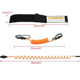 Safety Paddle Leash Rope para Surf, Stand Up, Kayak, Barco, Surf, Mão, Paddle, Prancha, Acessórios de Surf - Image 6
