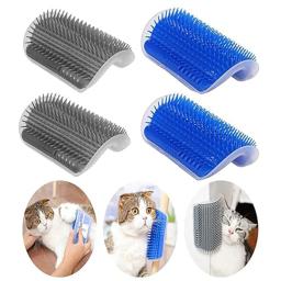 Cat Brush Comb Toy com Catnip, Escova de parede, Canto Cat Scratcher, Massagem, Self Groomer, Pet Scratcher - Image 2