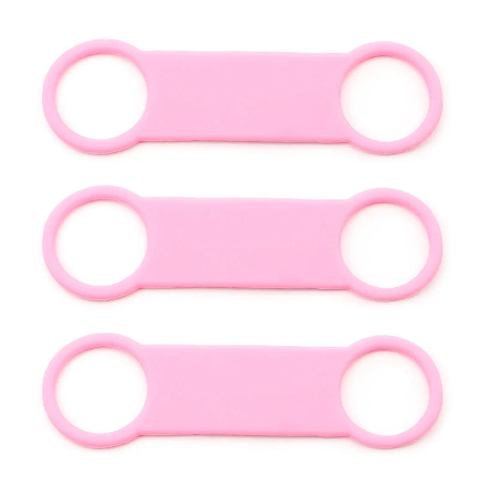 Silicone em branco Tag Pet ID, Tag Jogo com Dog Collar, Anti-Lost Nameplate Tags, borracha elástica, Acessórios Cat, 100pcs - Image 1