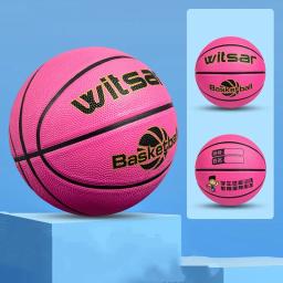 Basquete Resistente ao Desgaste de Borracha Infantil, Antiderrapante, Bola de Treino Escolar, Equipamento Esportivo Infantil, Competição de Basquete, Tamanho 5 - Image 1