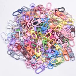 Colorido Metal Lobster Fecho Ganchos, Chaveiro Rotativo, Chaveiro Fivela, DIY Jóias Fazendo Suprimentos, Acessórios, 10Pcs - Image 1