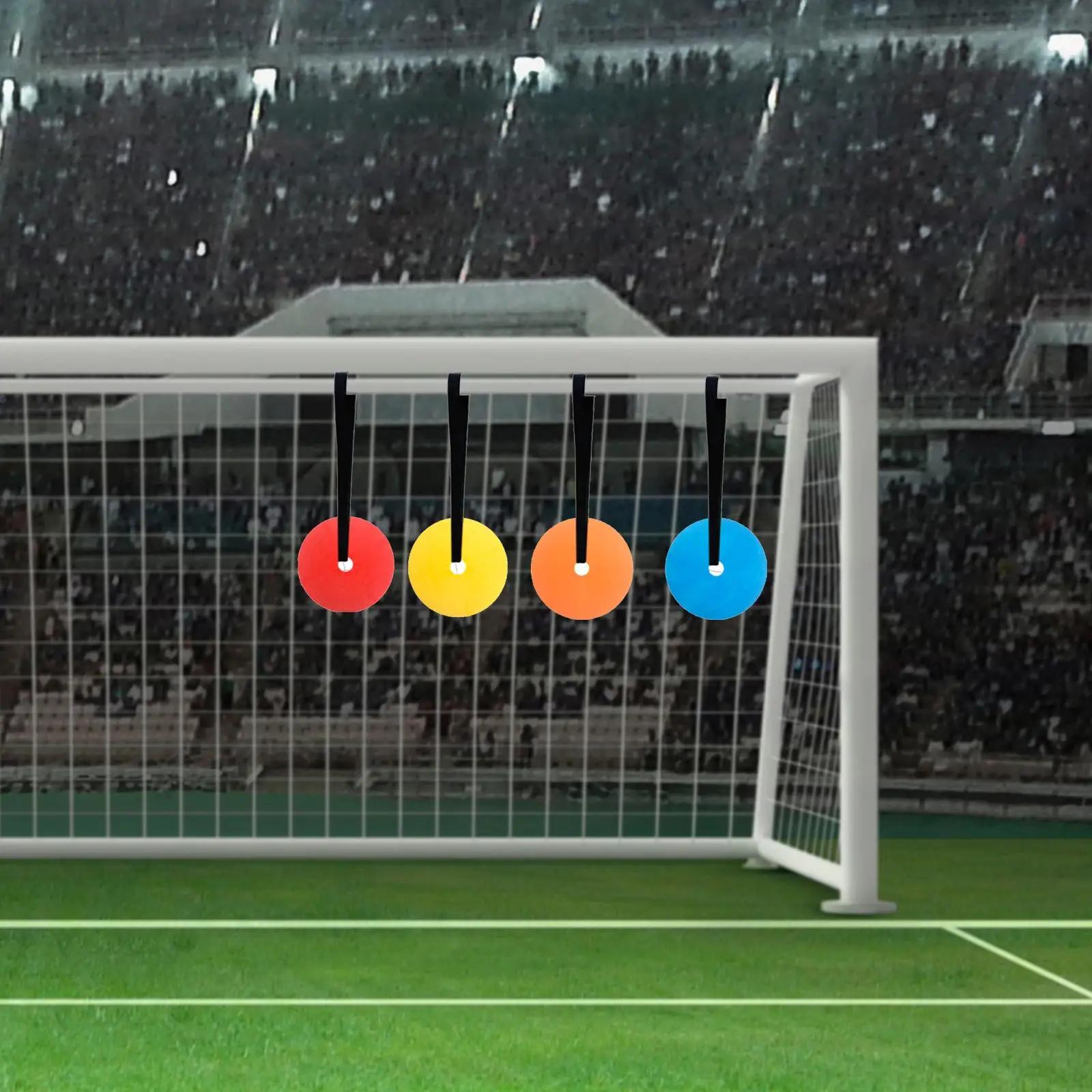 Discos Alvo de Futebol para Melhorar a Precisão, Discos De Treinamento, Treinador De Futebol, Objetivo Esportivo Leve, 4Pcs - Image 1