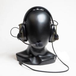 Tactical ComTac III Dual Com Redução de Ruído Headset, fone de ouvido para TCA, TRI, HARRIS, PRC-152, PRC-148, Walkie Talkie Radio - Image 2