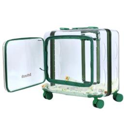 Mala carrinho transparente para Pet, transporte exterior, acessórios de viagem, Pet Products, gatos e cães pequenos Design - Image 6