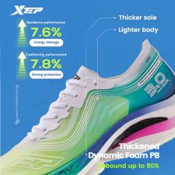 Xtep 160x3.0 profissional maratona tênis de corrida sapatos de treinamento esportes dos homens placas carbono tecnologia 978119110107 - Image 3