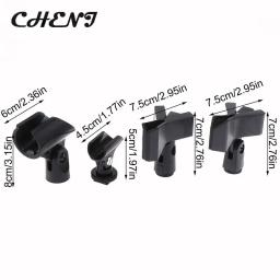 Clipe Primavera Universal para microfone, suporte flexível Mic, braçadeira Acessório, Black Mount Stand, plástico Mic Clamp, 1PC - Image 6