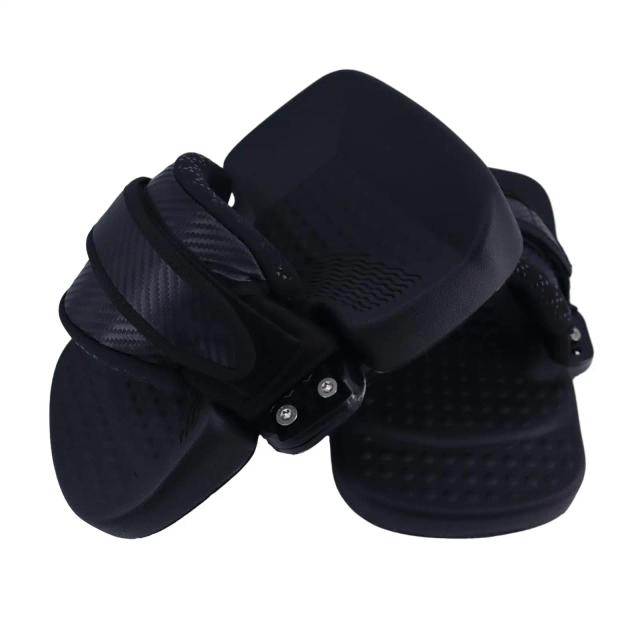 Capas de Pés Ajustáveis para Paddleboard e Kiteboard, Versáteis e de Acabamento Premium, Tamanho 30x18cm, Cor Preta